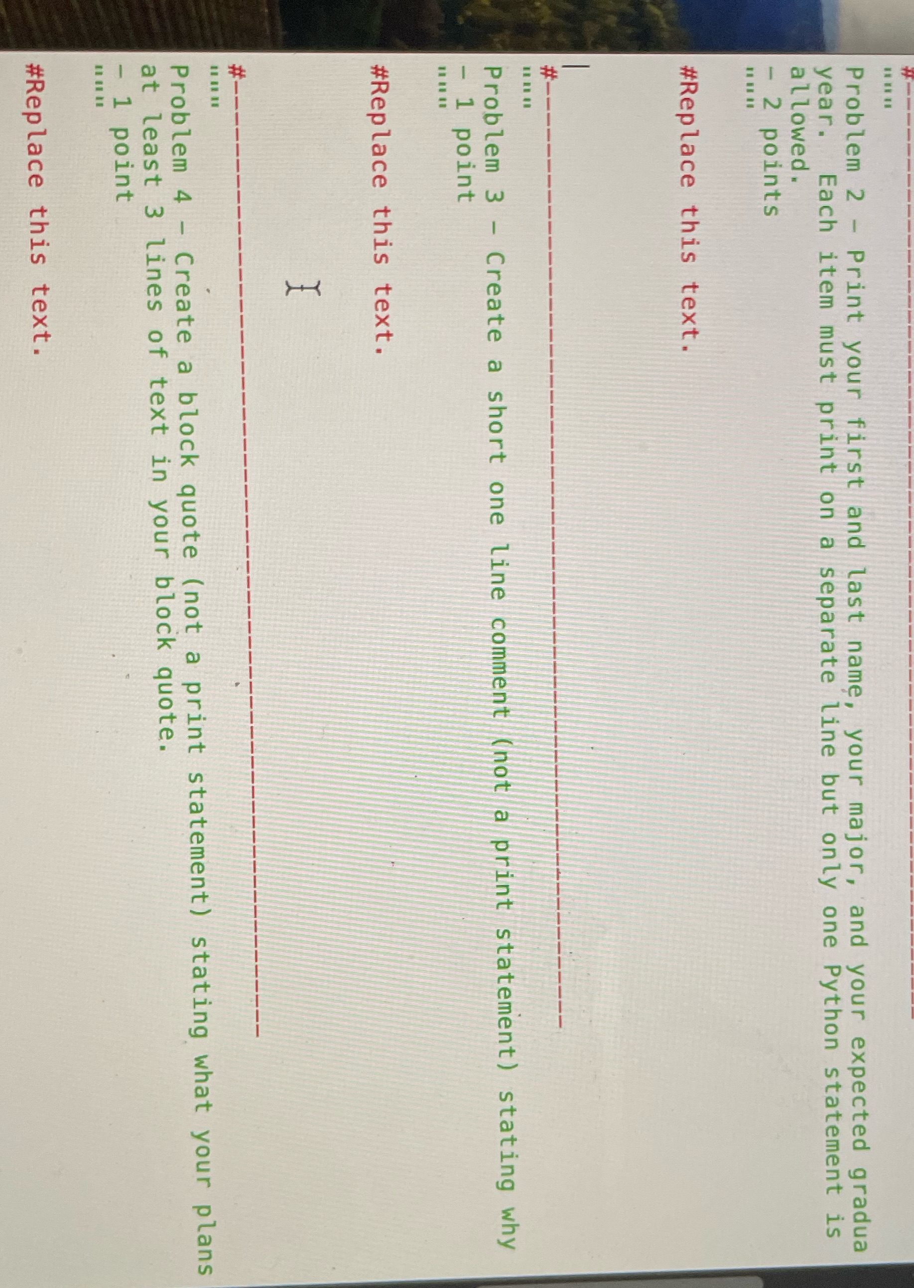 nwwma l = mpz your *Wma and last name, your