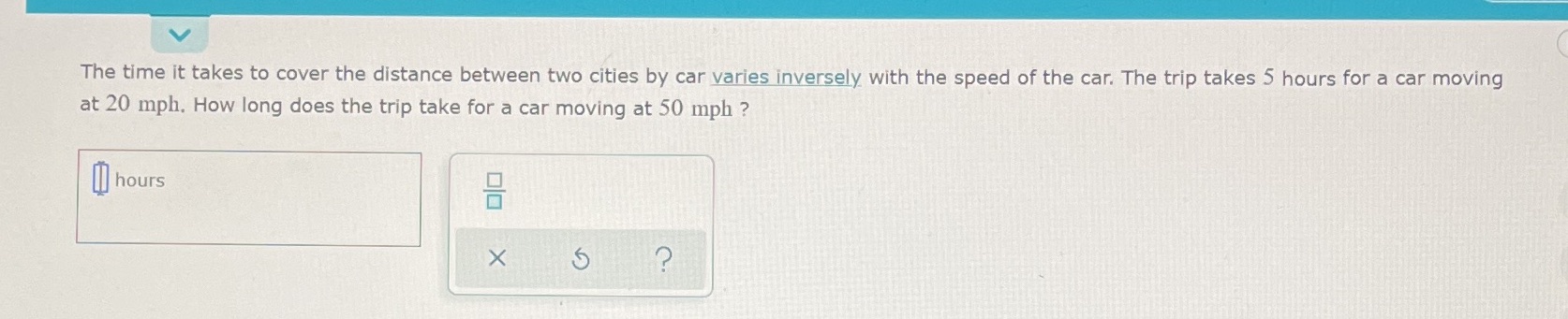 The time it takes to cover the distance between