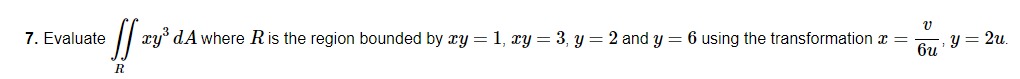 For problem 2 and 3, compute the Jacobian of each