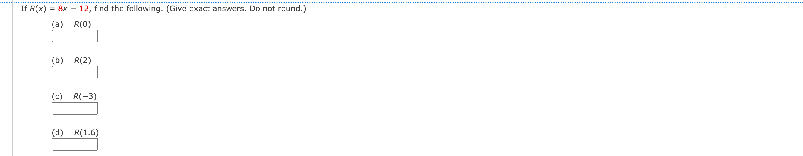 Use the values in the following table. Xl8
