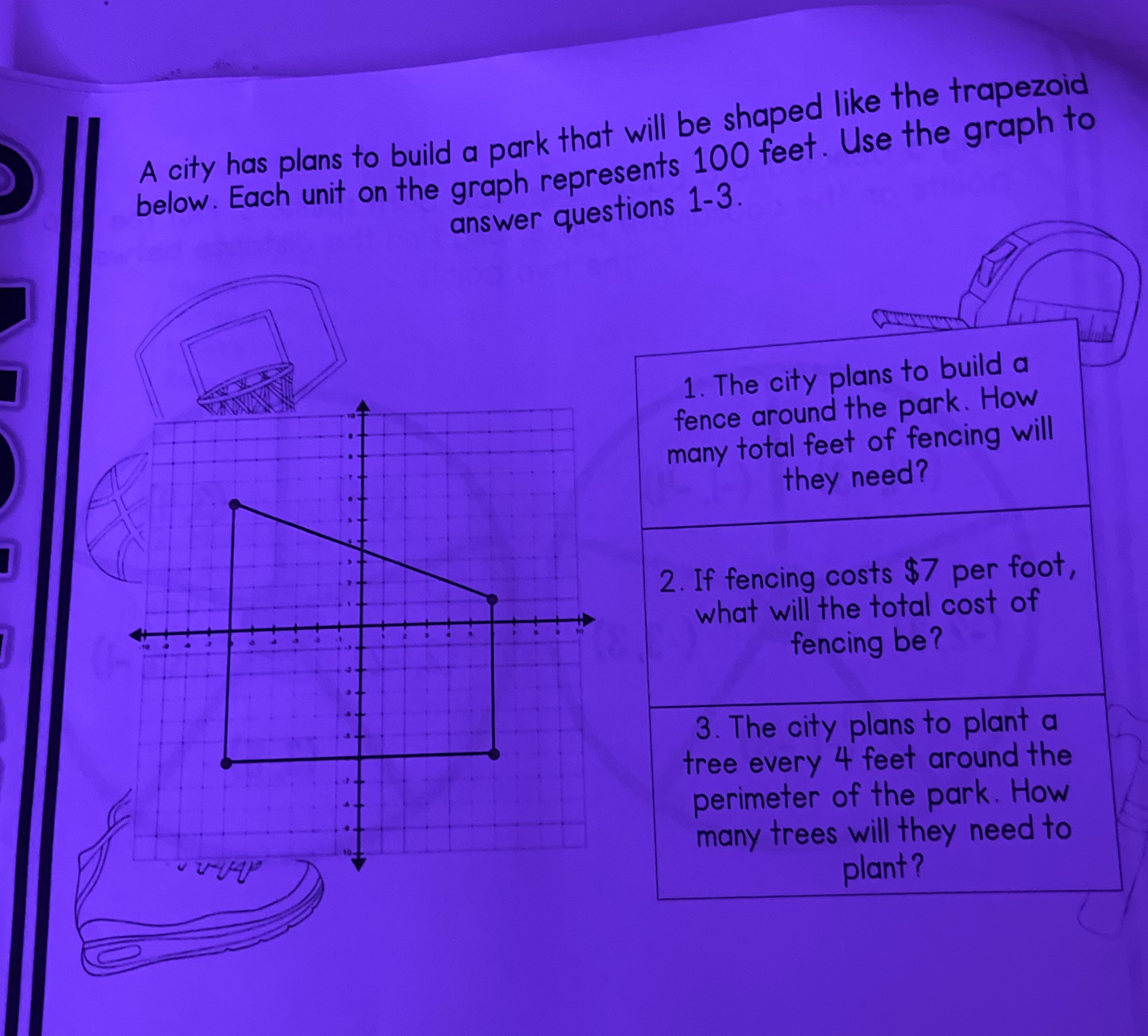 A city has plans to build a park that will be
