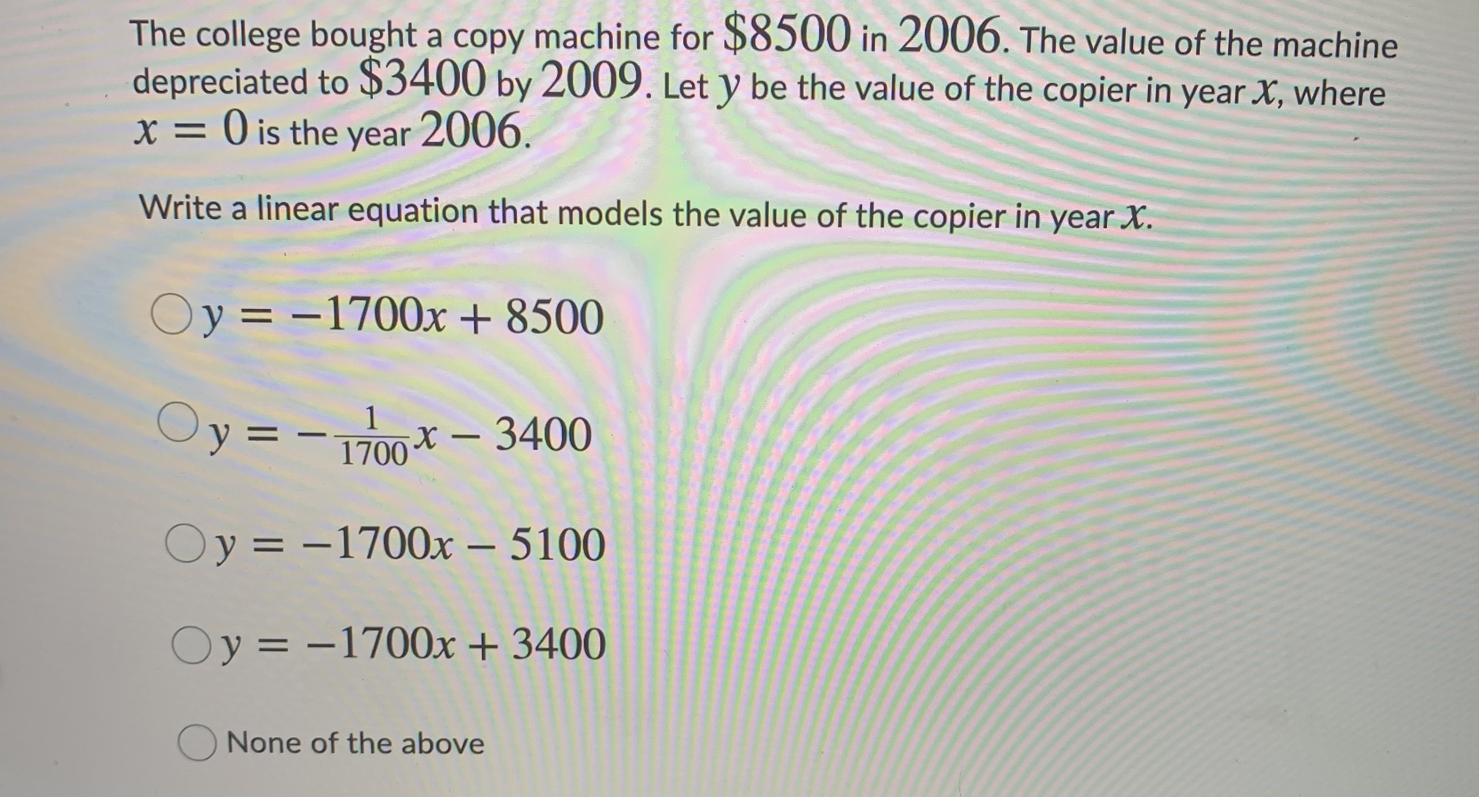 Not sure how to solve this problem The college