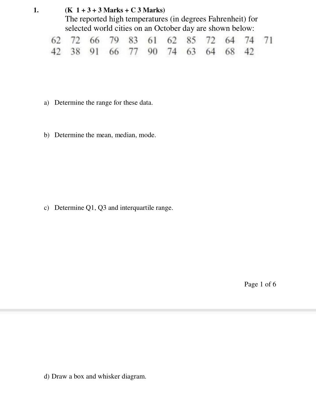 Mathematics of Data management(University)One