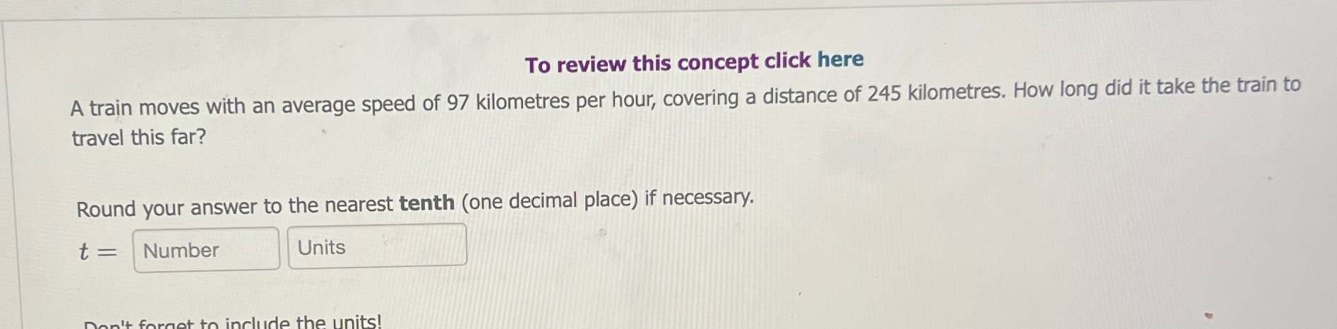 To review this concept click here A train moves
