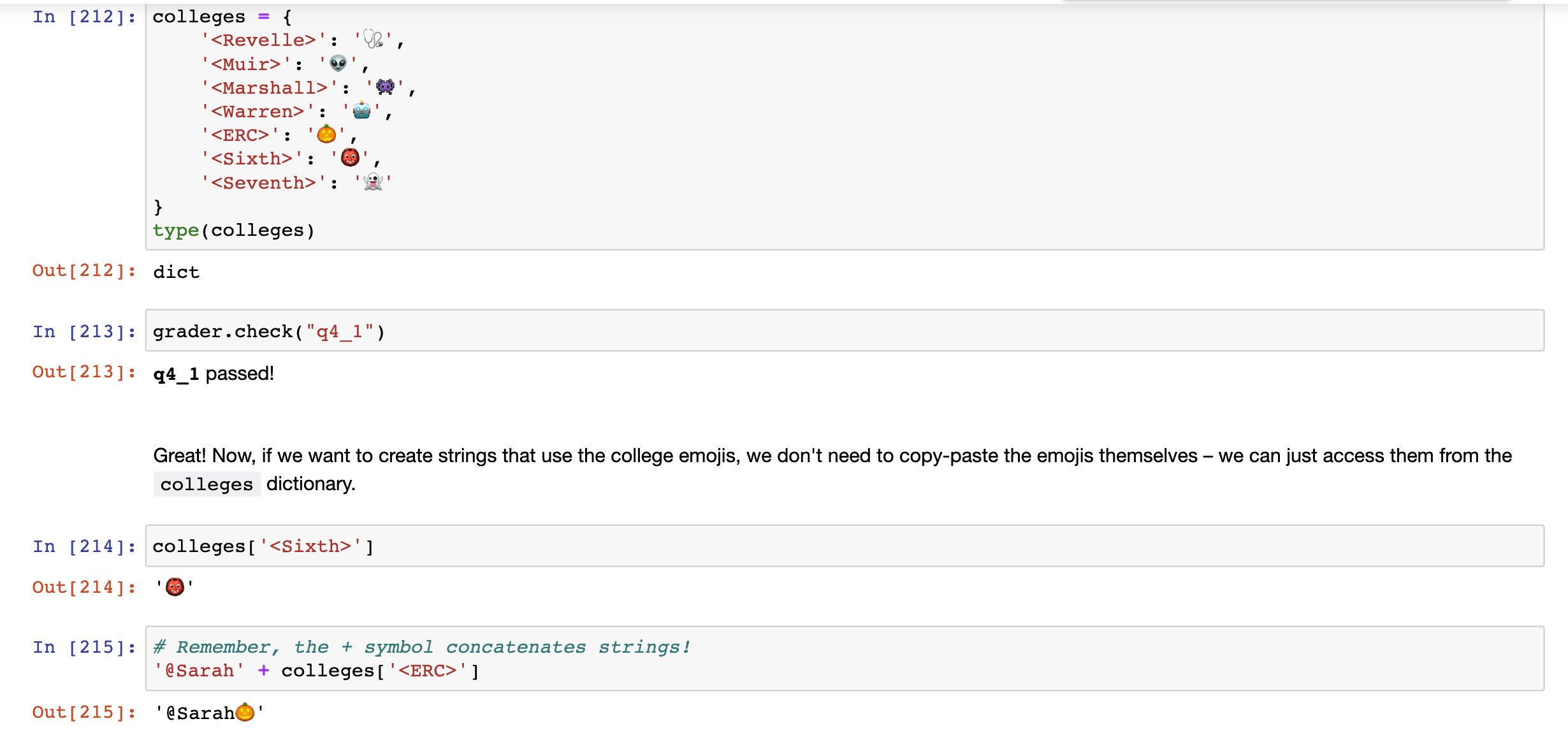 How to solve for 4.2 with For-loops Question 4.1