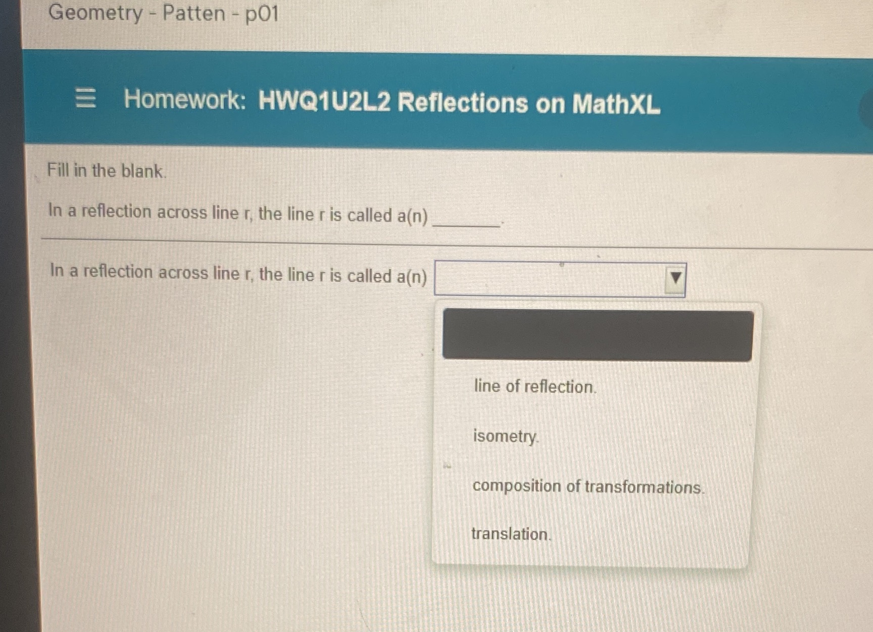 is that better ???? Geometry - Patten - p01 E