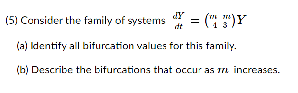 Please solve..Thank you {5] Consider the family