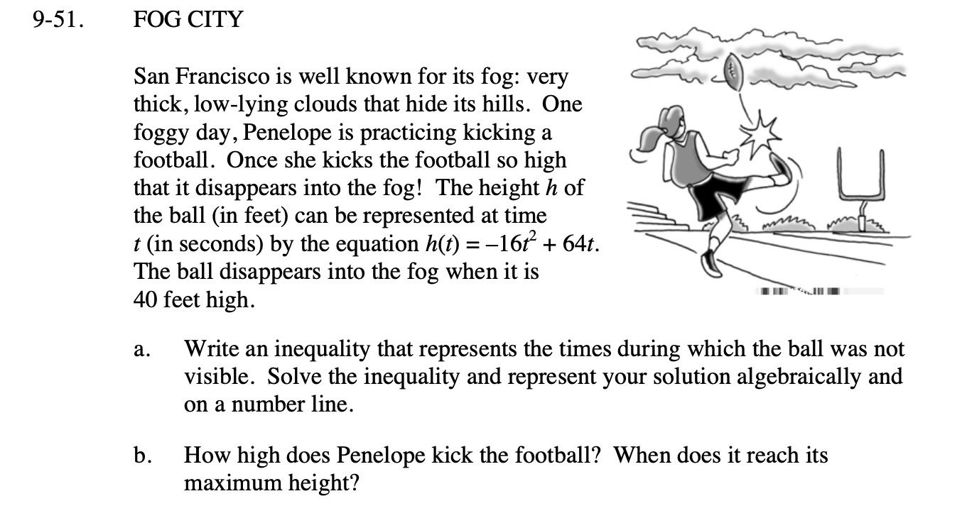 9-51 . FOG CITY San Francisco is well known for