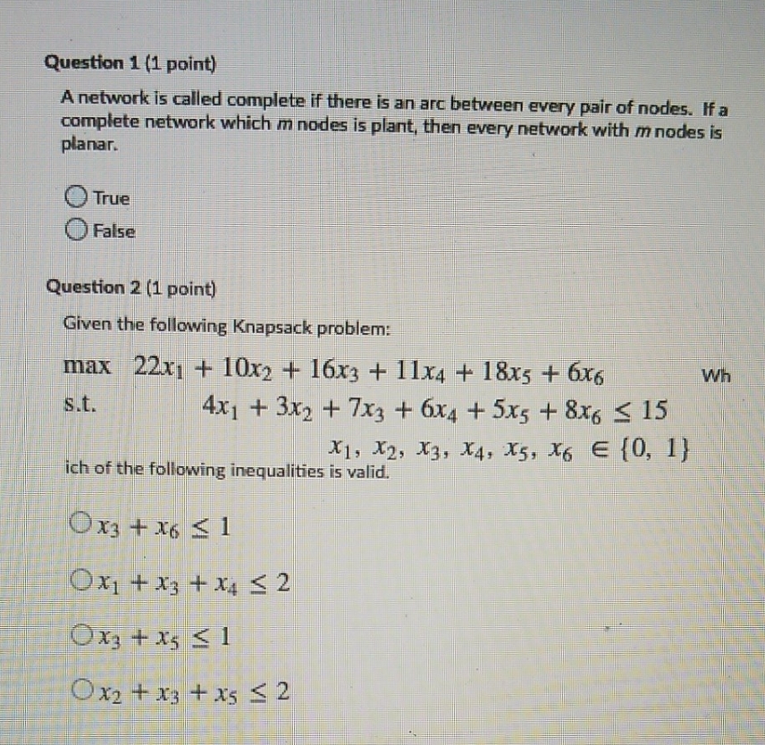 answer asap Question 1 (1 point) A network is