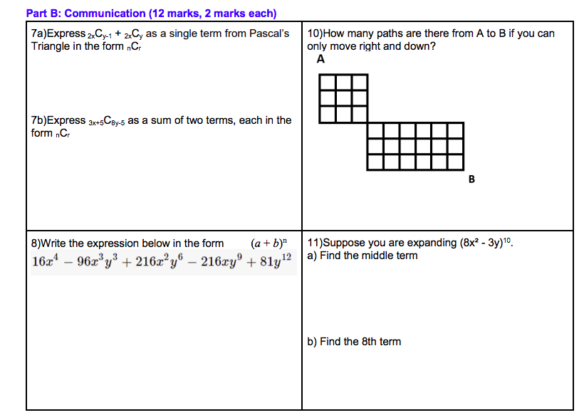 show your work for the question, it's grade 12