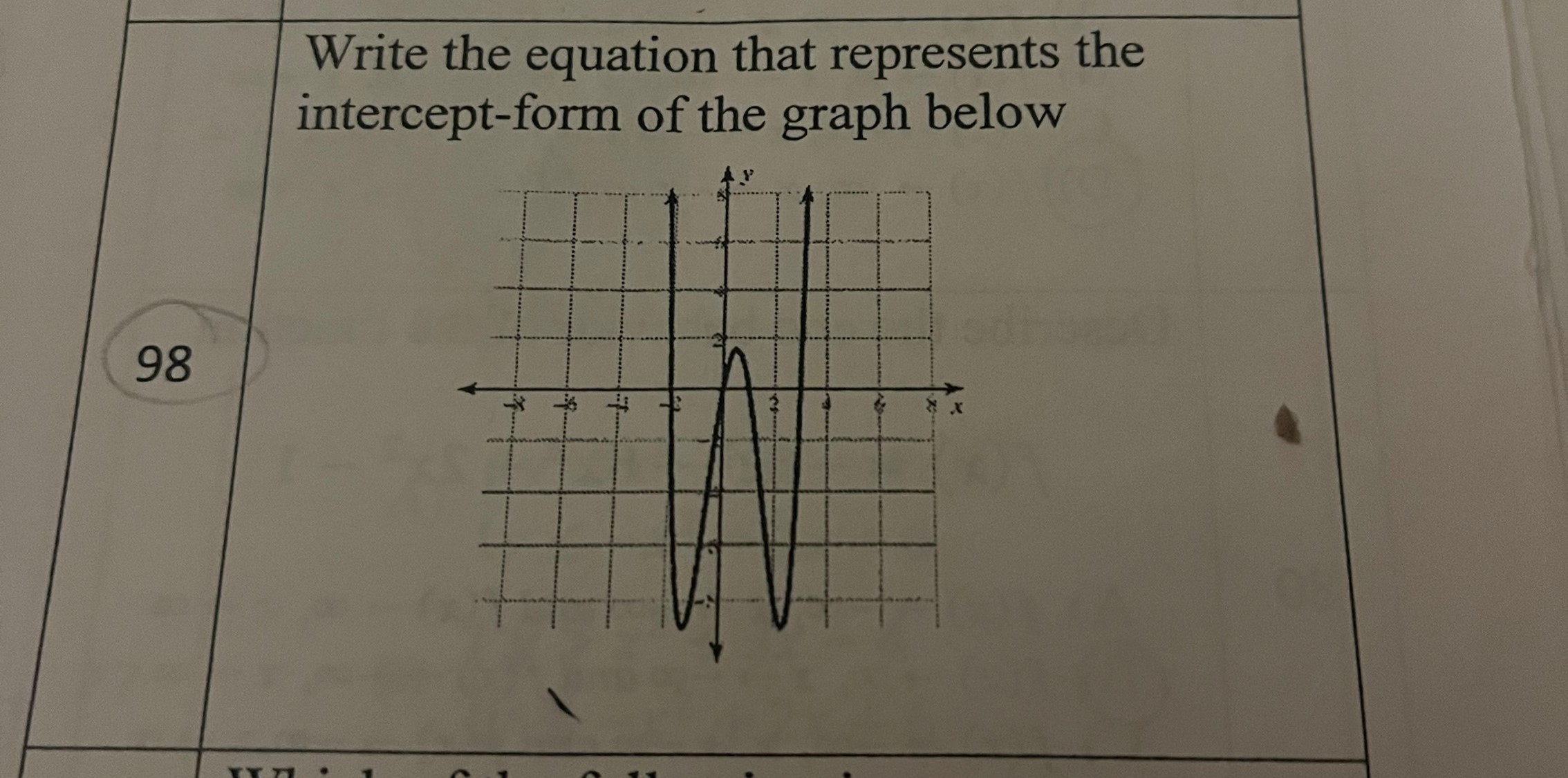 Please help attached Write the equation that