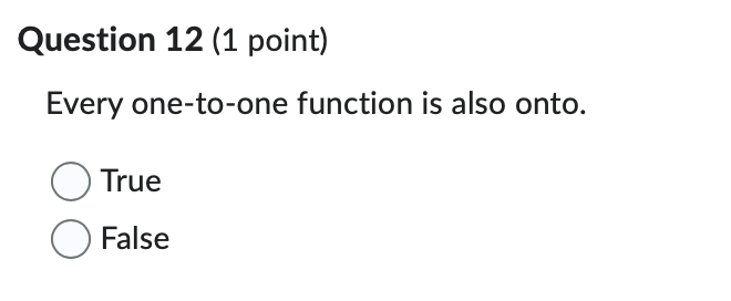 \fQuestion 13 (1 point) There exists a simple