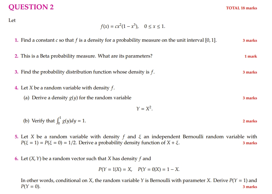 QUESTION 2 Let f(x) = ex'(1-x), 0