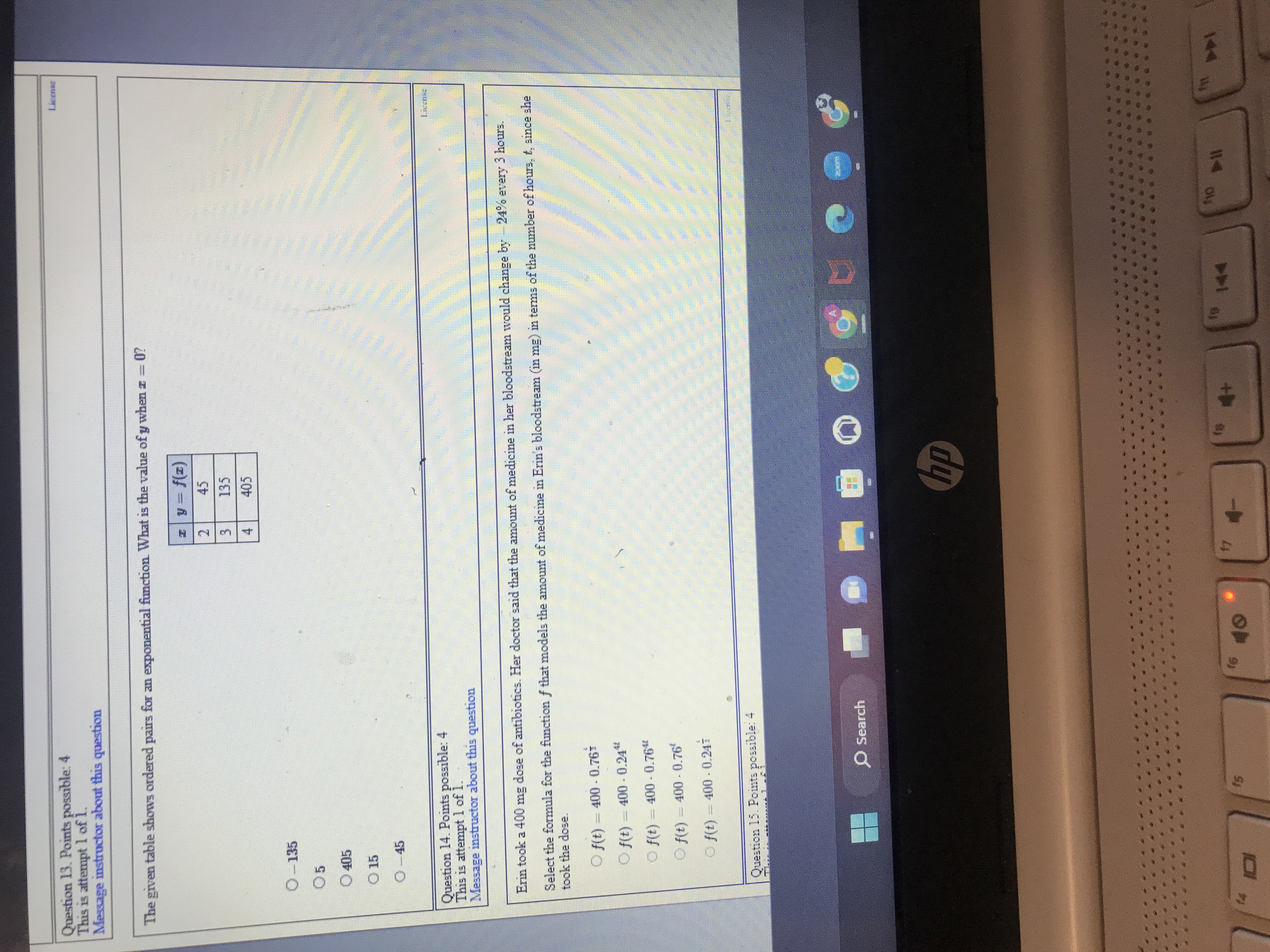 Question 13. Points possible: 4 License This is