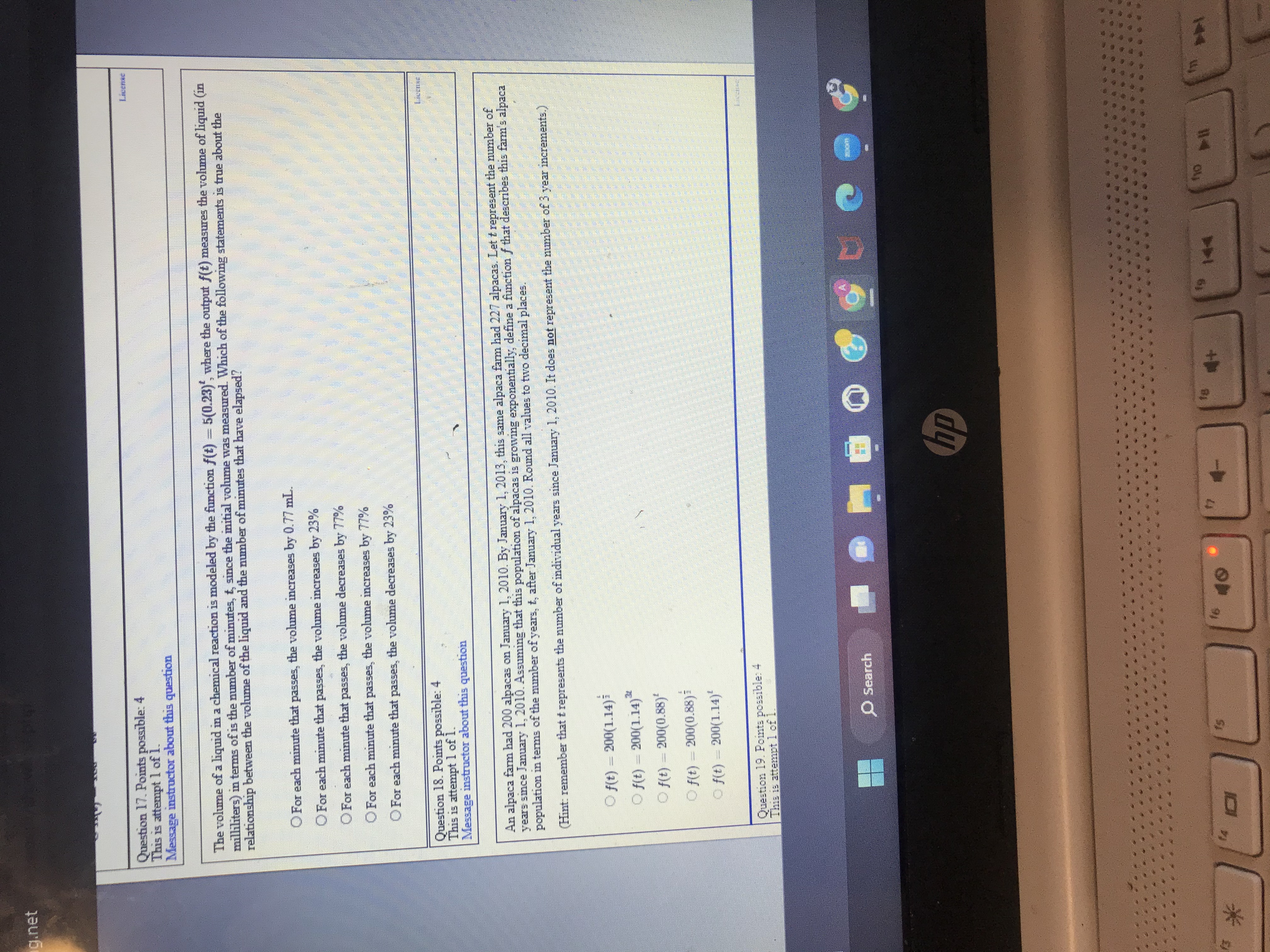 Question 13. Points possible: 4 License This is