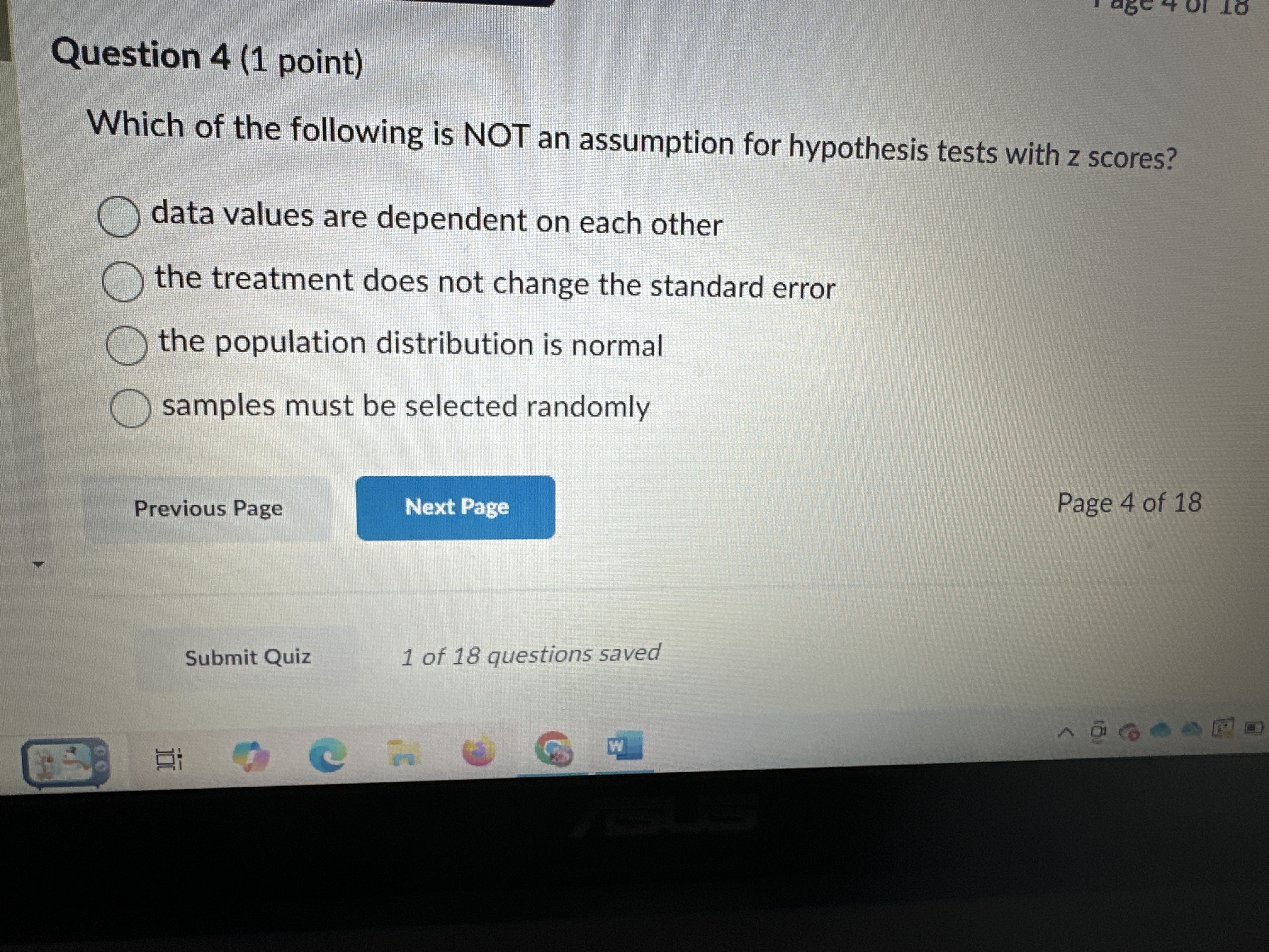 Previous Page Next Page Page 3 of 18 Question 3