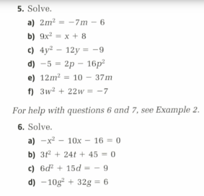 Answer #5bd, 6bd, 14, 17 on the textbook \f14.