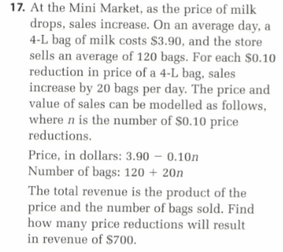 Answer #5bd, 6bd, 14, 17 on the textbook \f14.