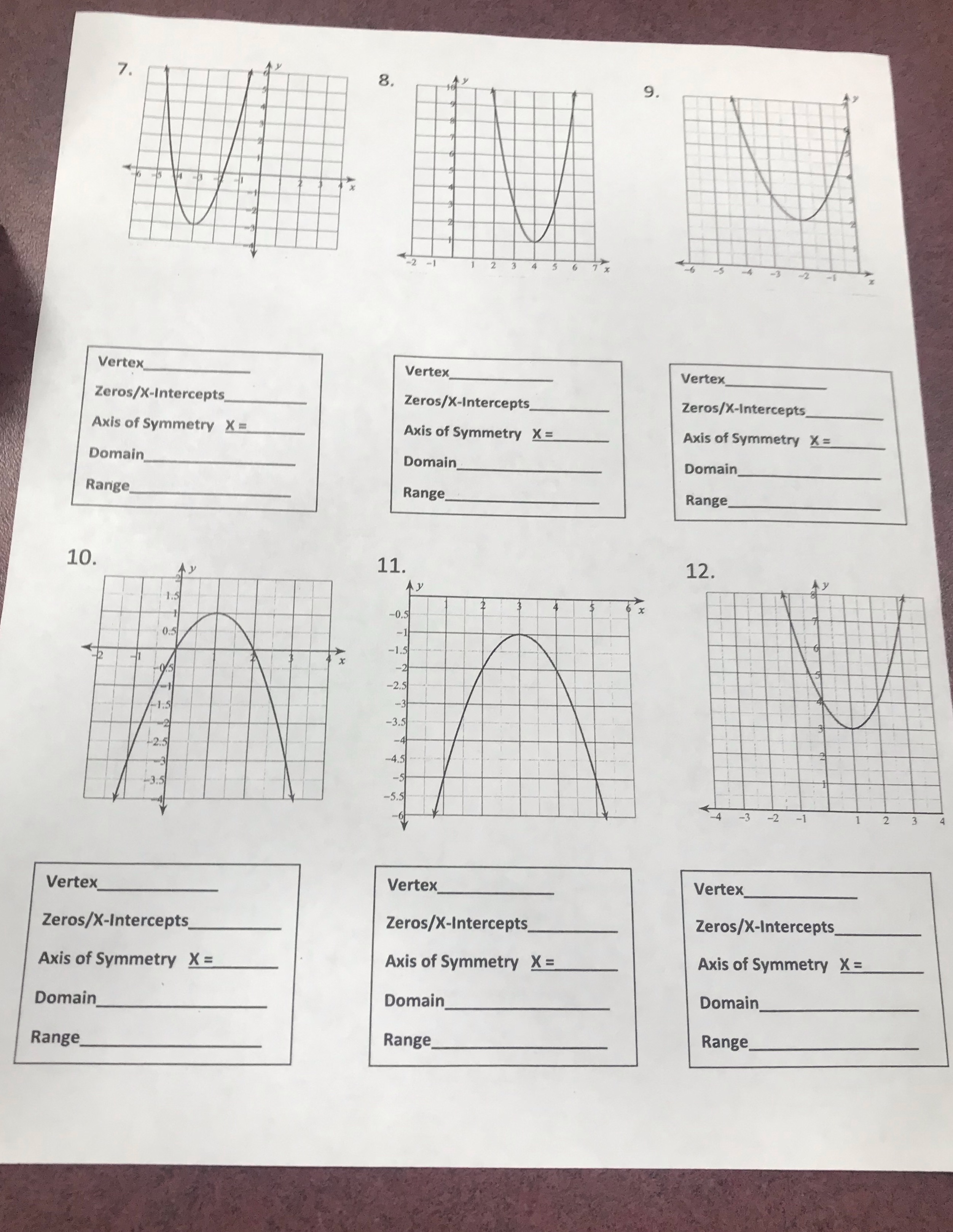Help 7. 8 9 x Vertex Vertex Vertex