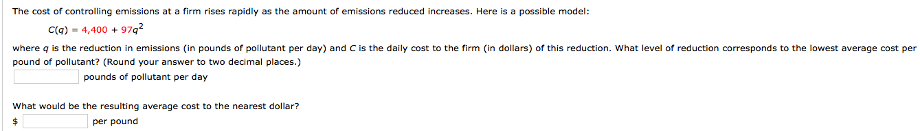 I need help with these questions. The cost of