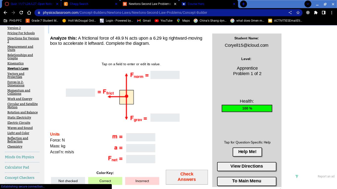 () Quiz: 11/7 L26/L27-Open Note ( X C Chegg