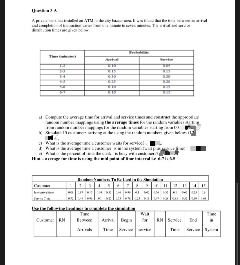 Question 2 Quality Air Conditioning manufactures