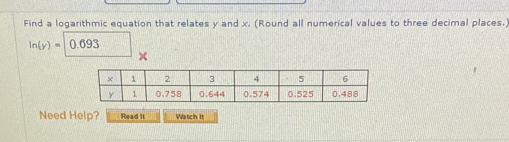Help me with the X (wrong answer) Find a