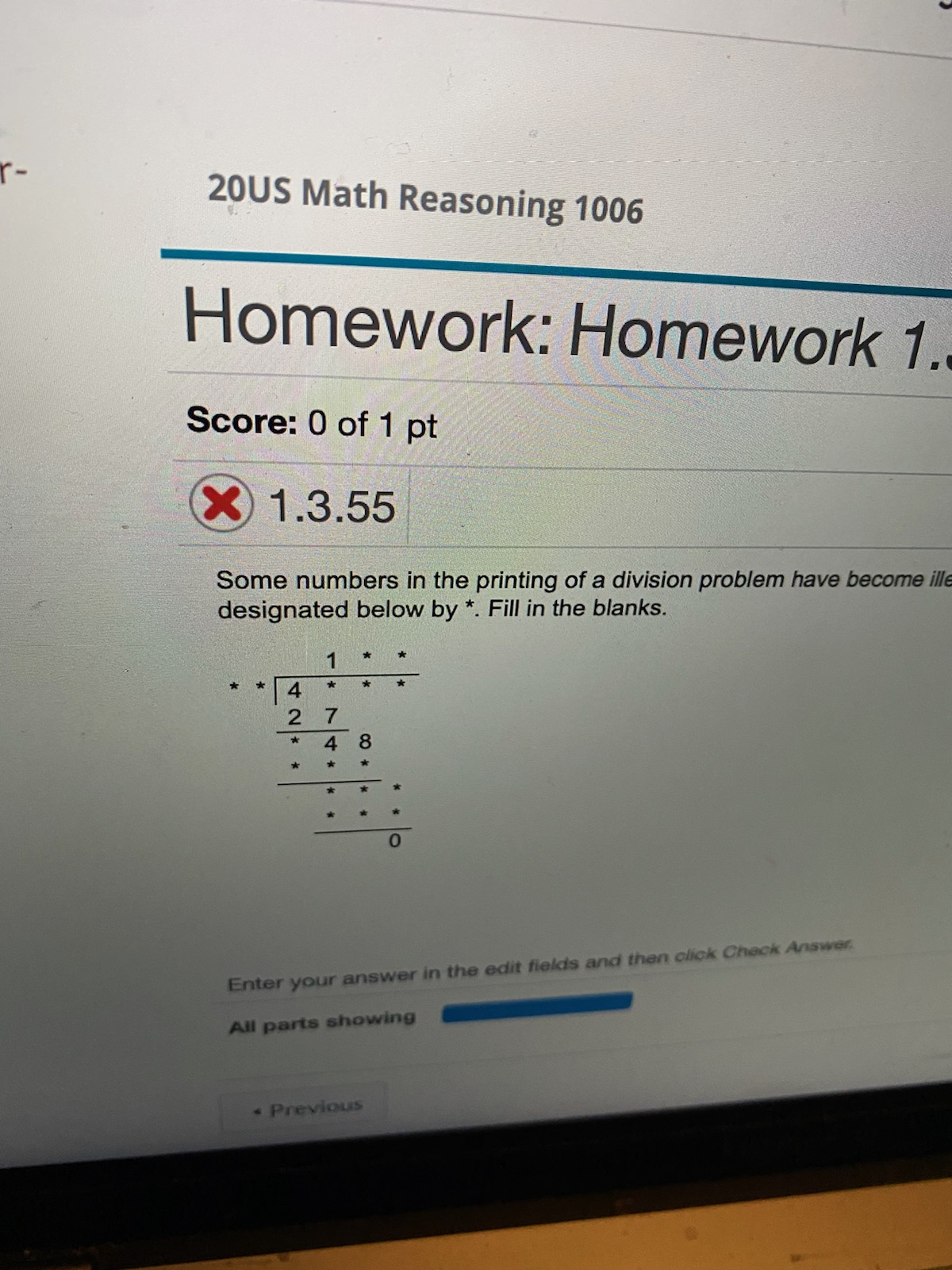 What is the answer help 20US Math Reasoning 1006