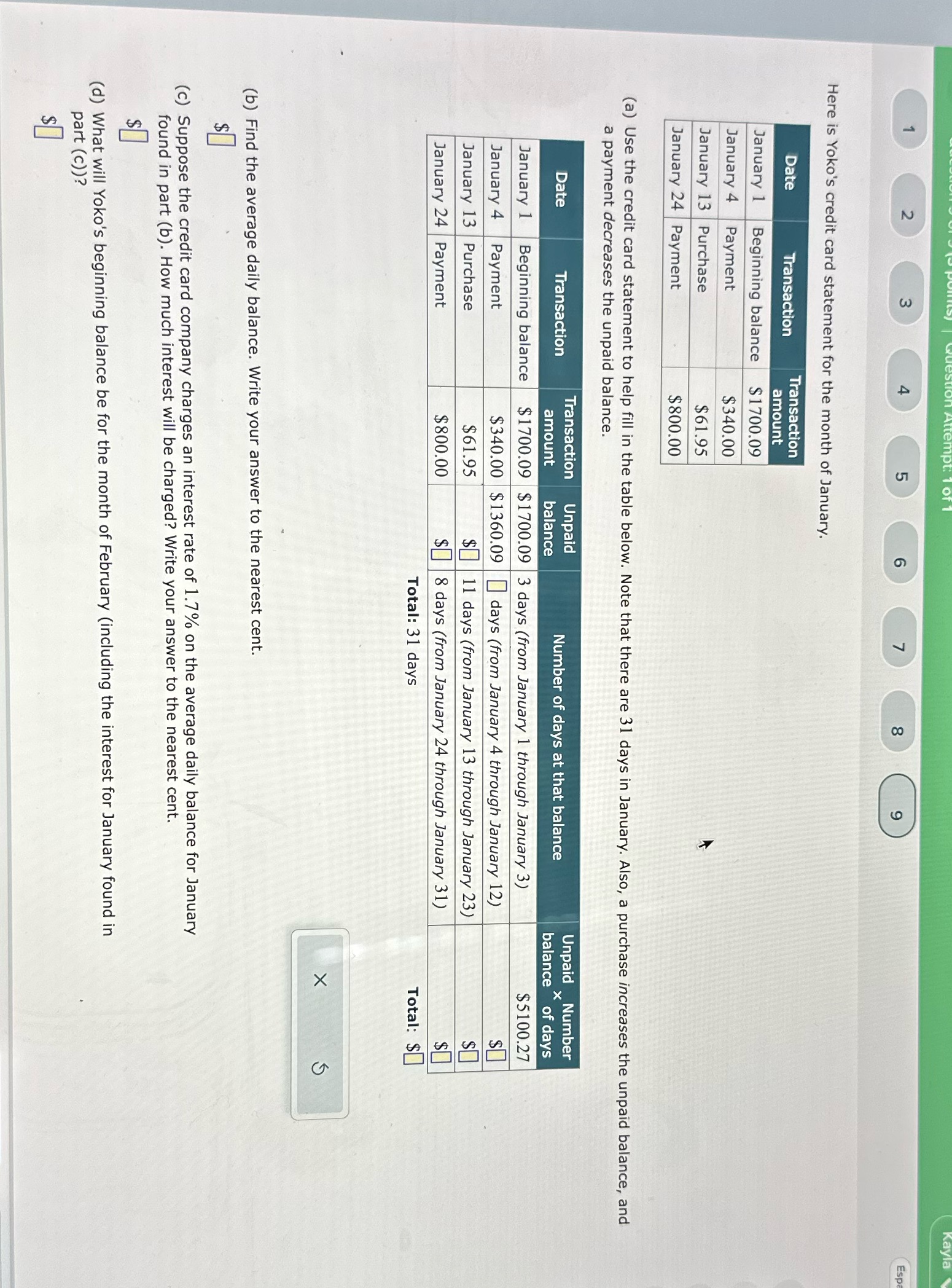 Finance practice 3 LO 00 Here is Yoko's