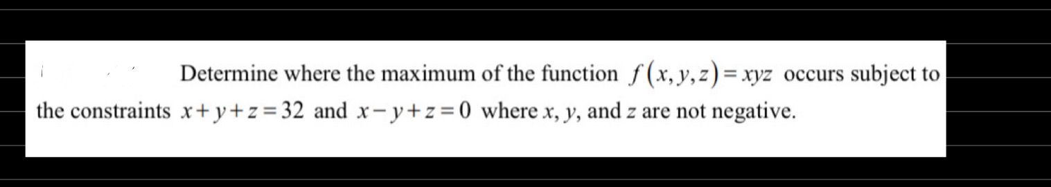 Don't skip steps please Determine where the