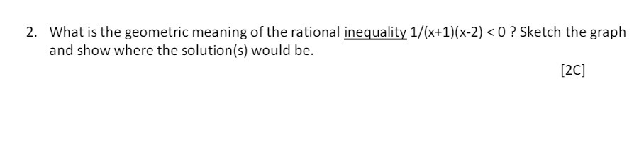 2. What is the geometric meaning of the rational