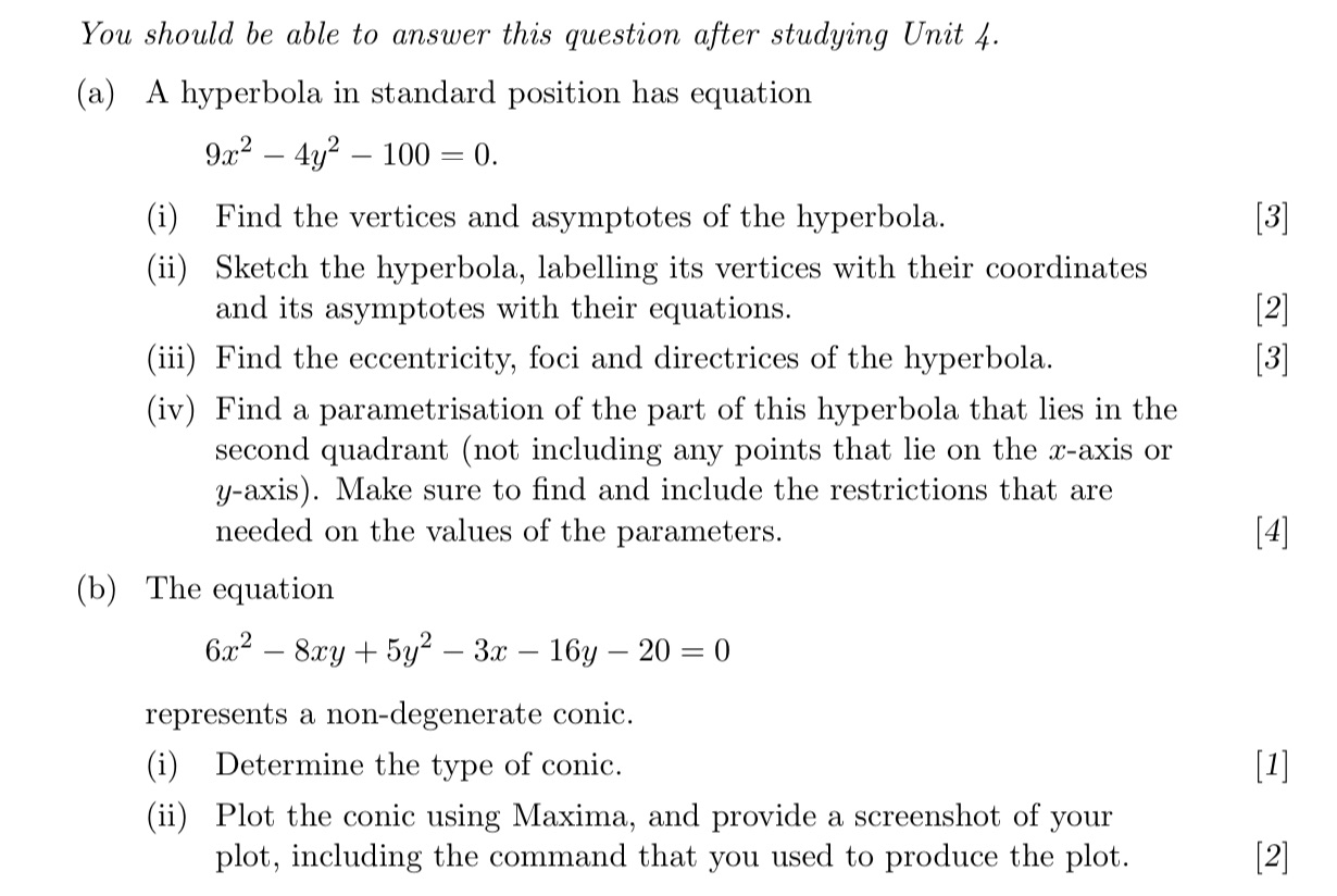 You should be able to answer this question after