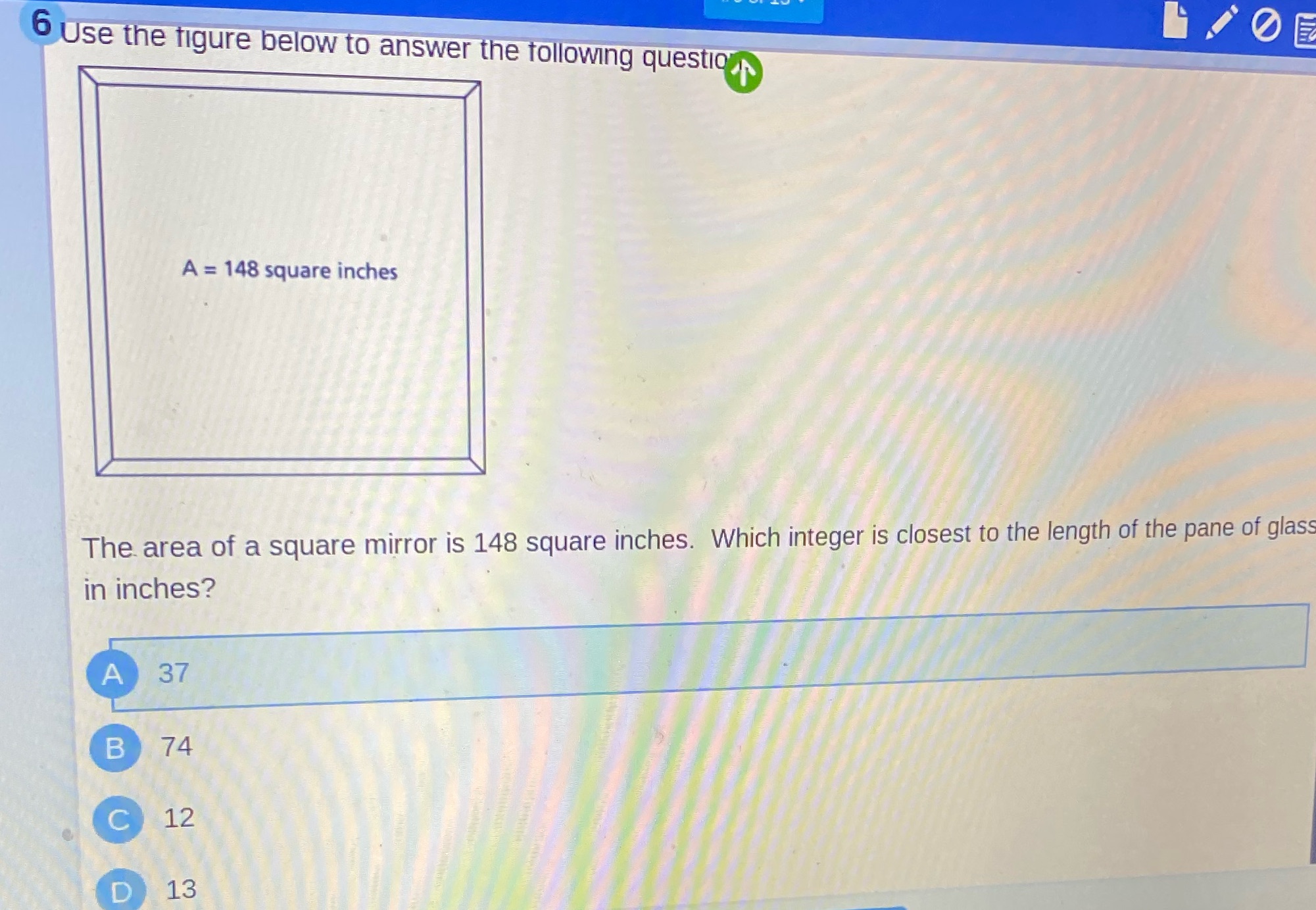 OF 6 Use the figure below to answer the following