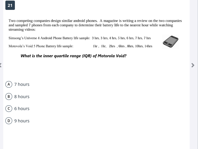 21 Two competing companies design similar android