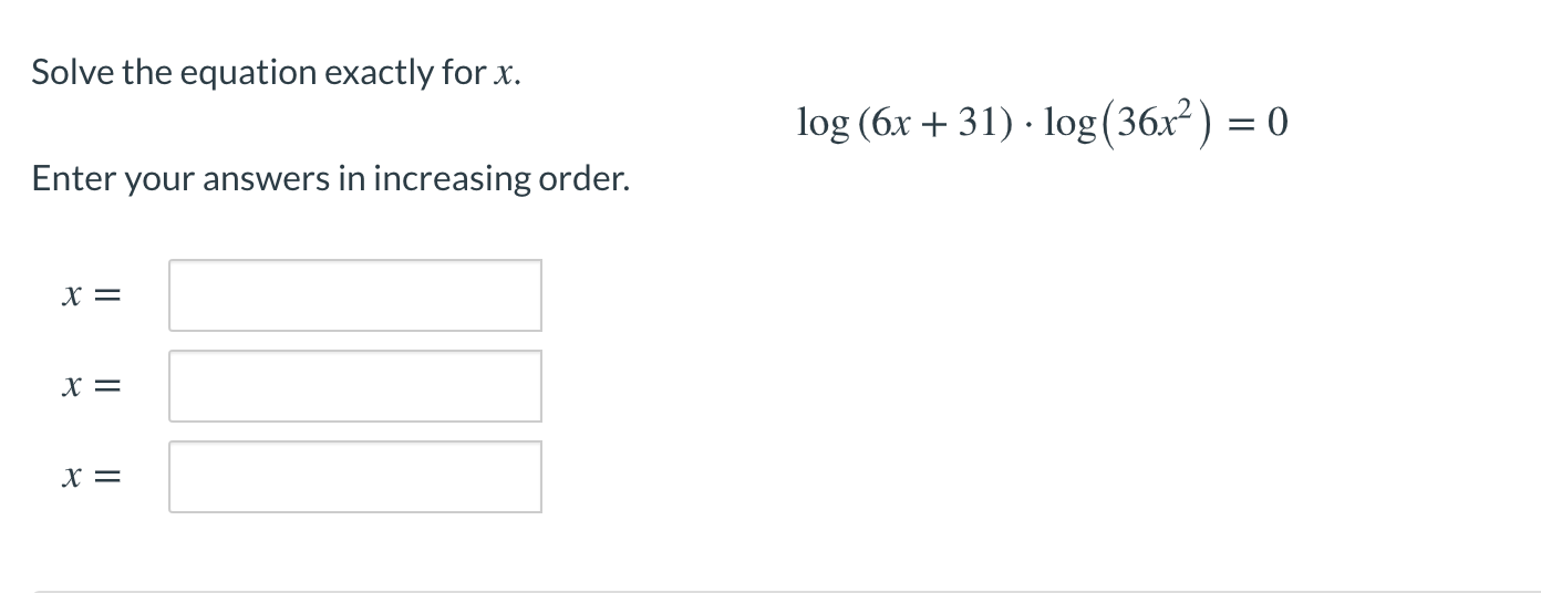 Please show all work. Thank You! Solve the