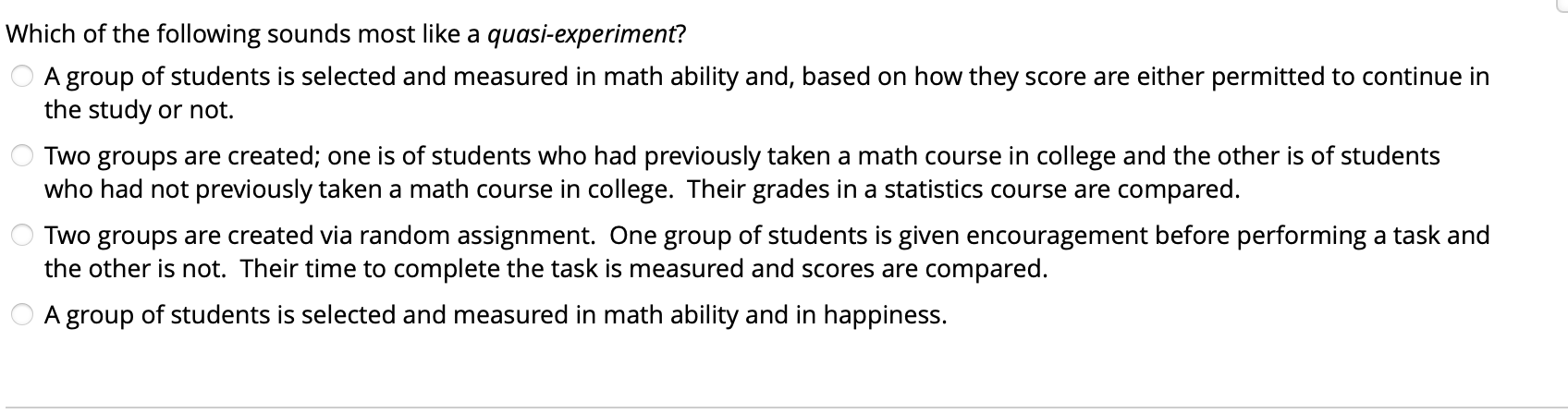 Which of the following sounds most like a