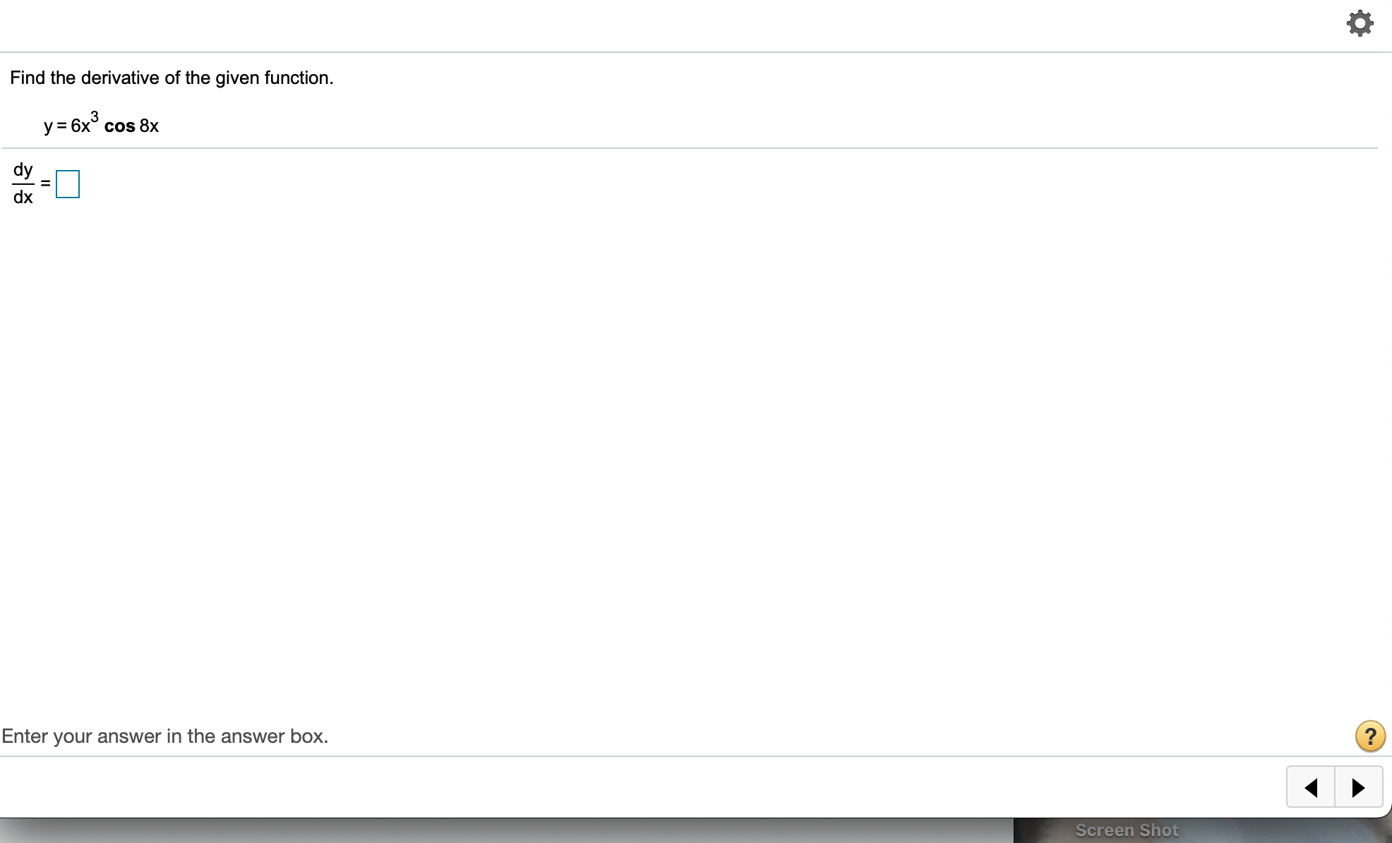 help me solve this Find the derivative of the