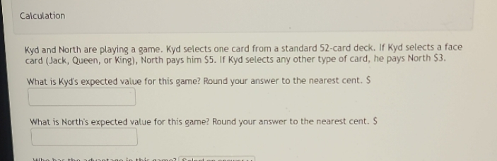 please answer the questions Calculation Kyd and