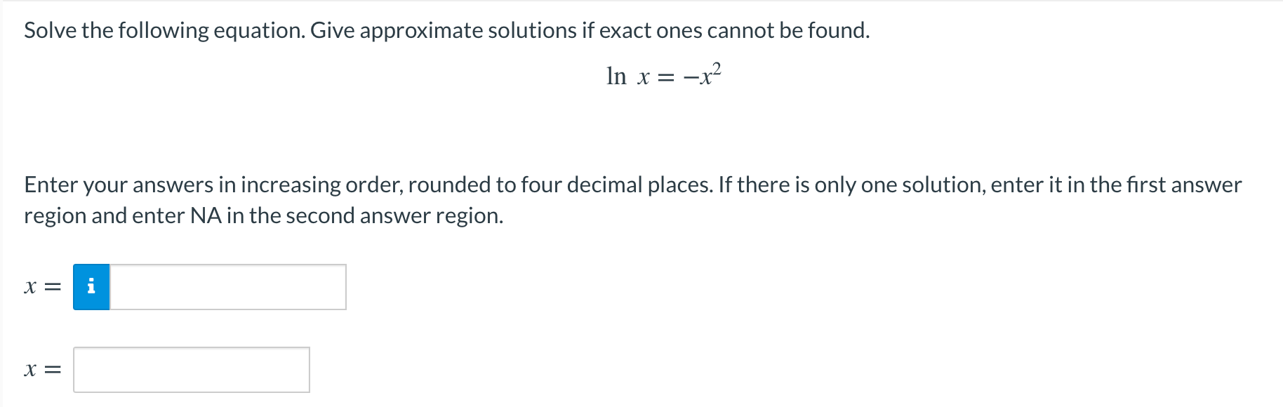 Please show all work. Thank You! Solve the