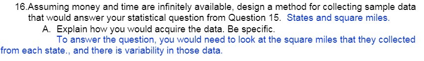 16.Assuming money and time are infinitely