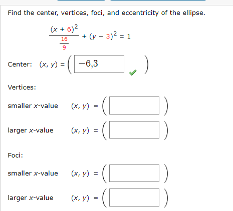 Find the standard form of the equation of the