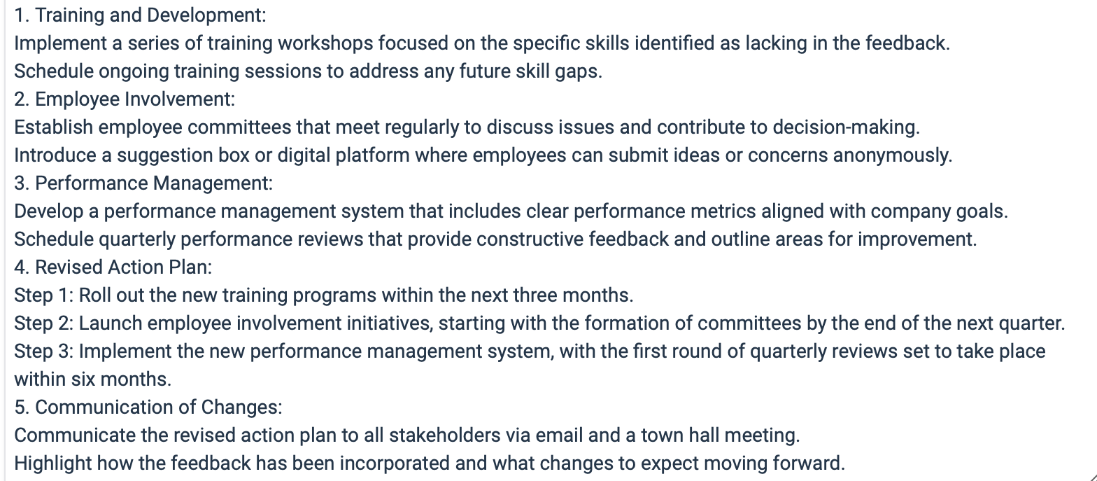 Question: Draft an email to present your proposed