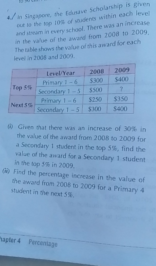 answer plZz 4./ In Singapore, the Edusave