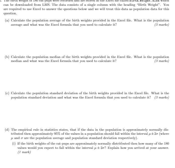 can be downloaded from LMS. The data consists of