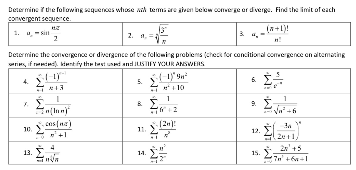 Step by step pls Determine if the following