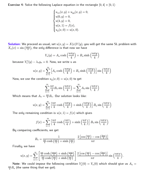 In all of the following problems, the function f