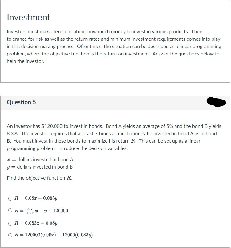 Question 3 . The costs are at least $28000 under