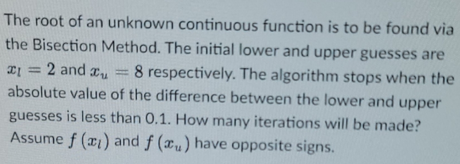 please help The root of an unknown continuous