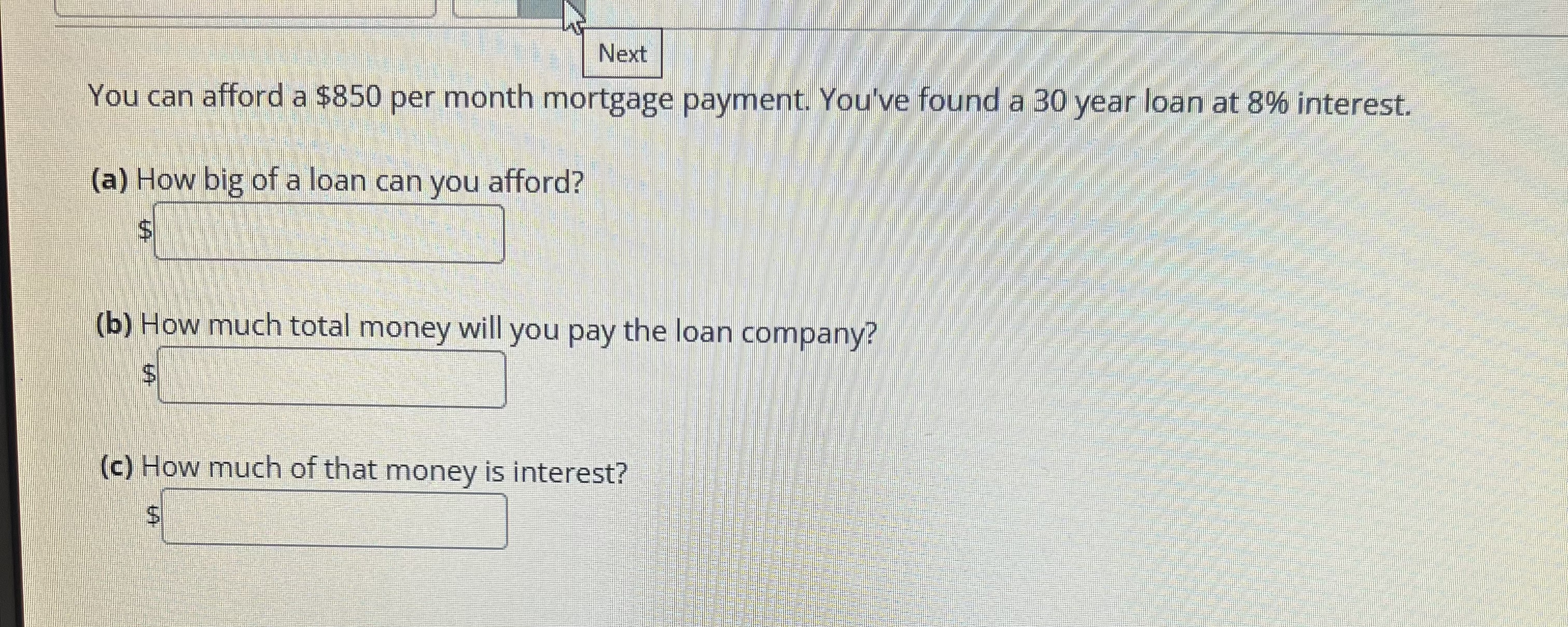 You want to buy a $23,000 car. The company is