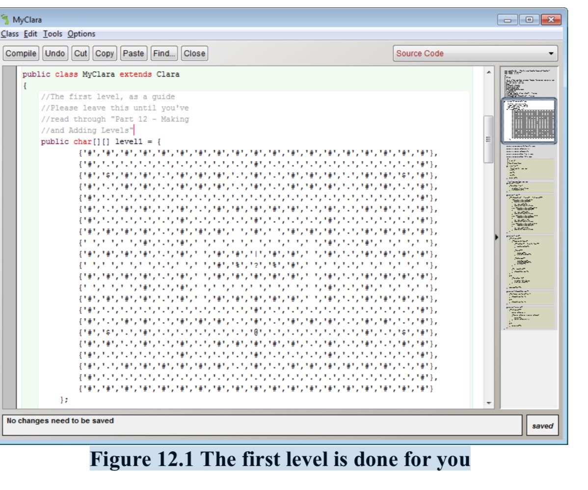 Code using Clara's vocabulary ? \fMyClara Class